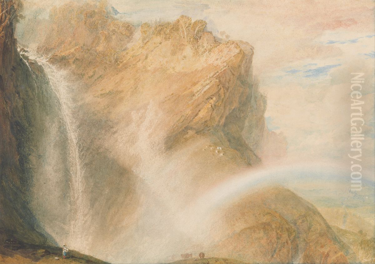 Rainbow Oil Painting by J. M. W. Turner