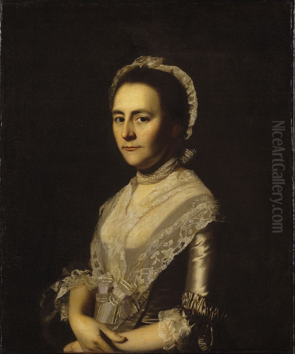 Mrs. Alexander Cumming, nee Elizabeth Goldthwaite, later Mrs. John Bacon Oil Painting by John Singleton Copley