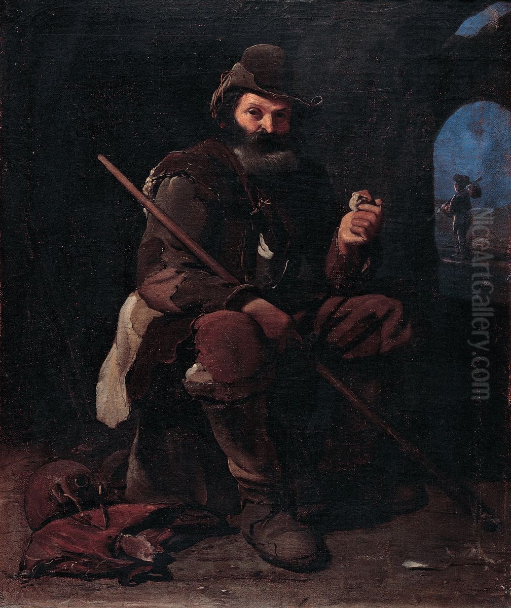 Old pilgrim Oil Painting by Michiel Sweerts