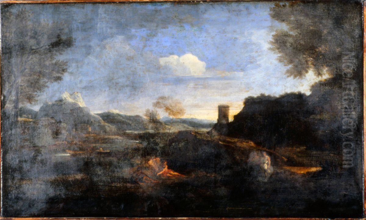 Landscape Oil Painting by Nicolas Poussin