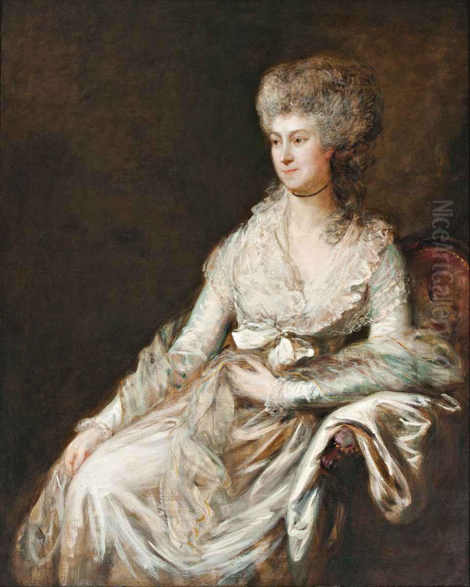 Madame Lebrun Oil Painting by Thomas Gainsborough