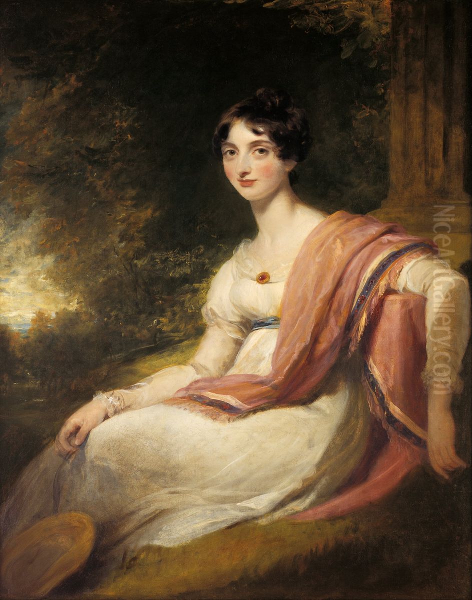 Caroline Matilda Sotheron Oil Painting by Thomas Lawrence