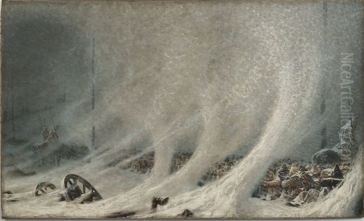 A Resting Place of Prisoners Oil Painting by Vasily Vereshchagin