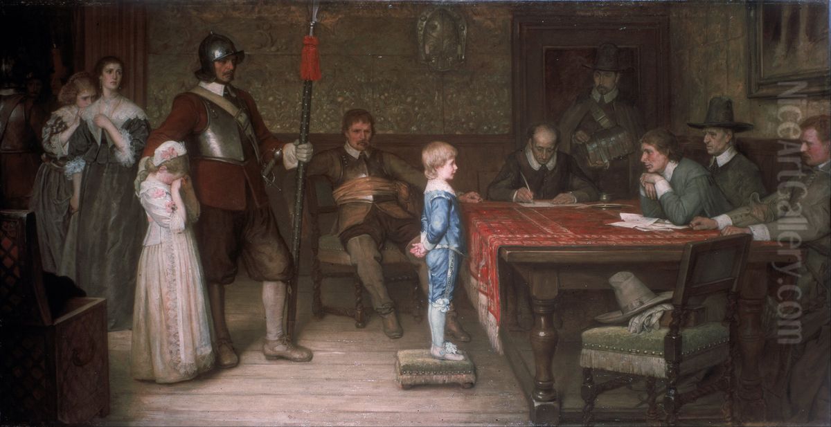 And When Did You Last See Your Father? Oil Painting by William Frederick Yeames