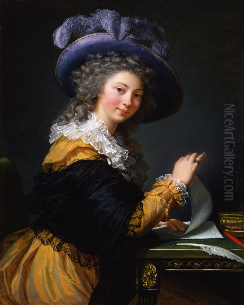 Portrait of Comtesse de Ceres Oil Painting by Elisabeth Louise Vigee Le Brun