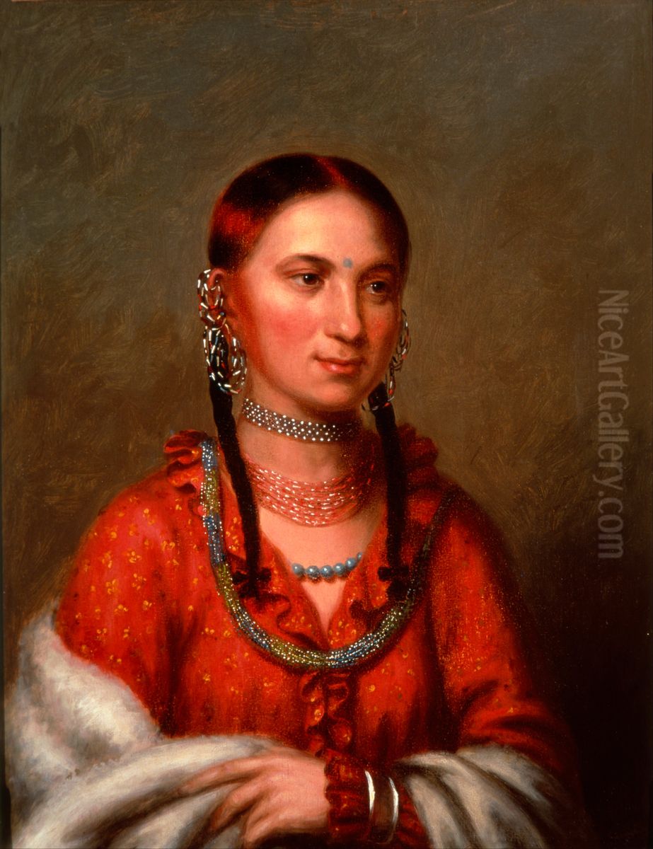Hayne Hudjihini (Eagle of Delight), Oto Oil Painting by Charles Bird King