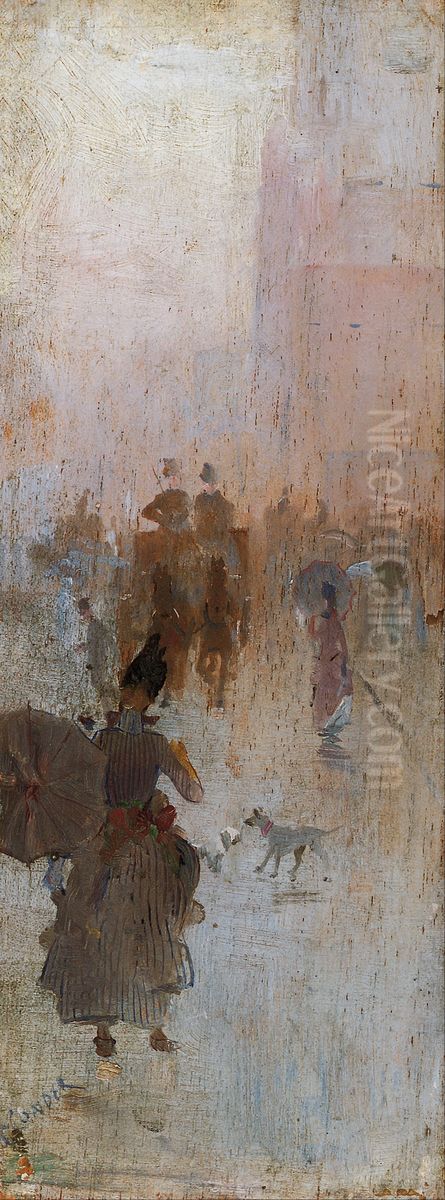 How we lost poor Flossie Oil Painting by Charles Conder