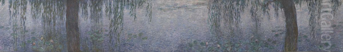 Le Matin clair aux saules Oil Painting by Claude Oscar Monet