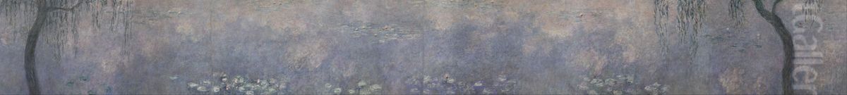 Les Deux saules Oil Painting by Claude Oscar Monet