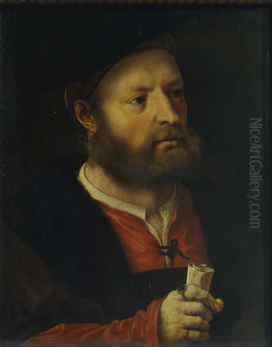 Portrait of a Man Oil Painting by Jan Gossaert
