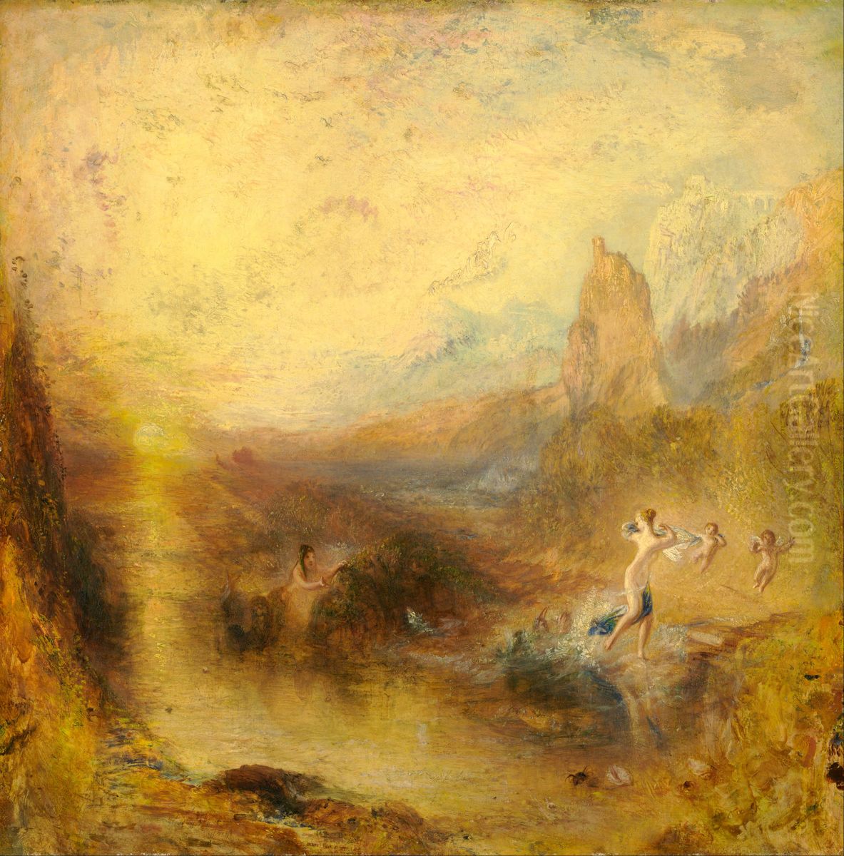 Glaucus and Scylla Oil Painting by J. M. W. Turner