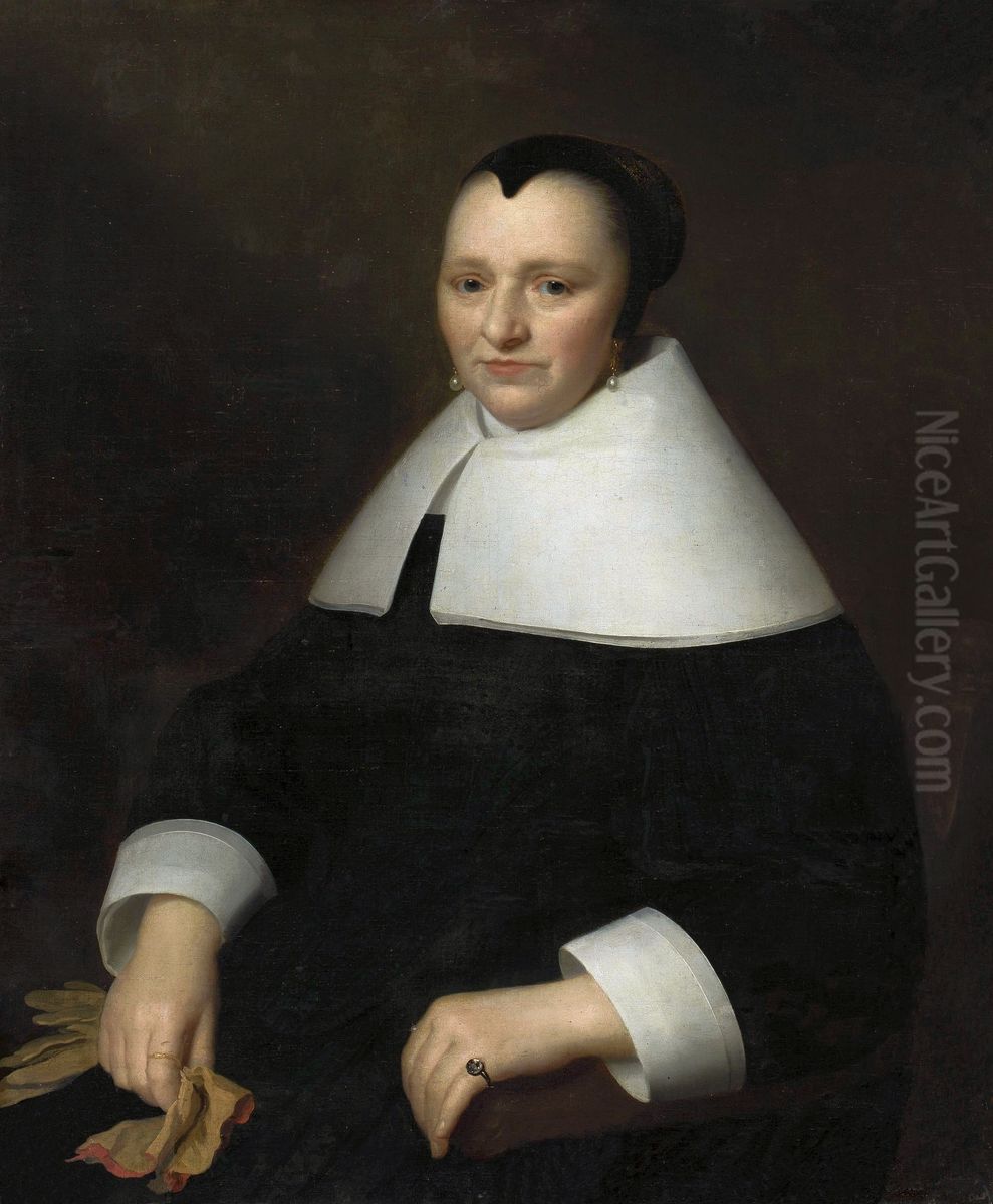Portrait of a woman Oil Painting by Isaack Luttichuys