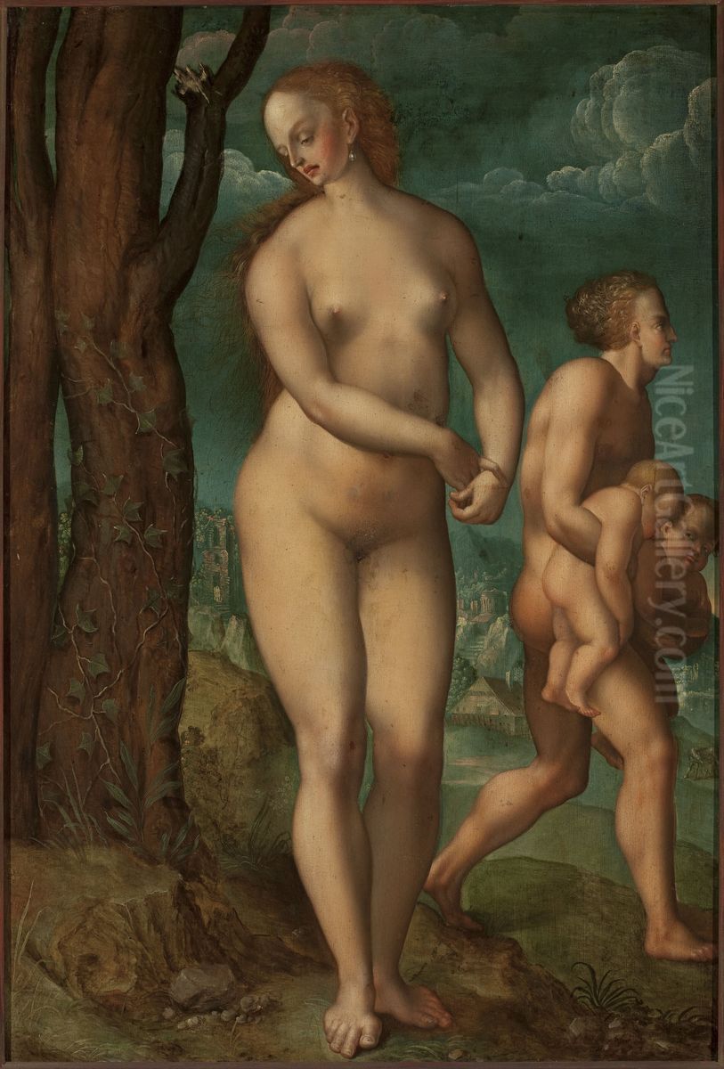 Rhea Sylvia Oil Painting by Heinrich Aldegrever