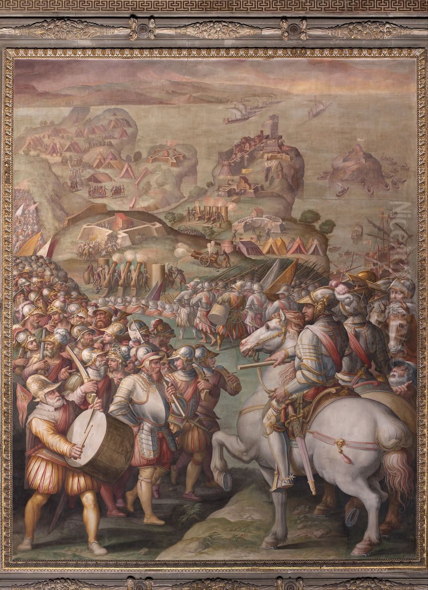 Capture of Porto Ercole Oil Painting by Giorgio Vasari