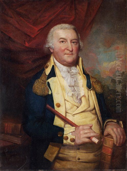 Portrait of Governor John Hoskins Stone of Maryland Oil Painting by Rembrandt Peale