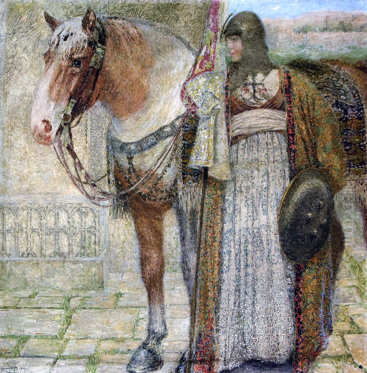 The knight woman Oil Painting by Vardges Sureniants