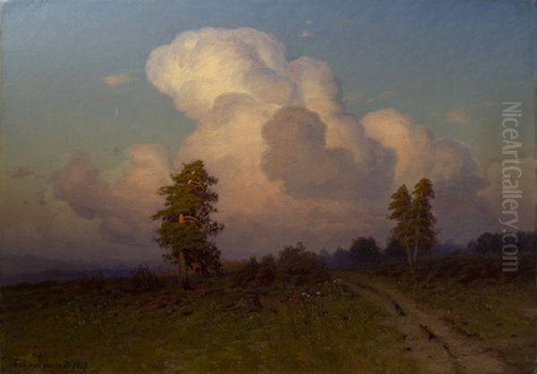 Socinerov bnankar Oil Painting by Gevorg Bashinjaghian