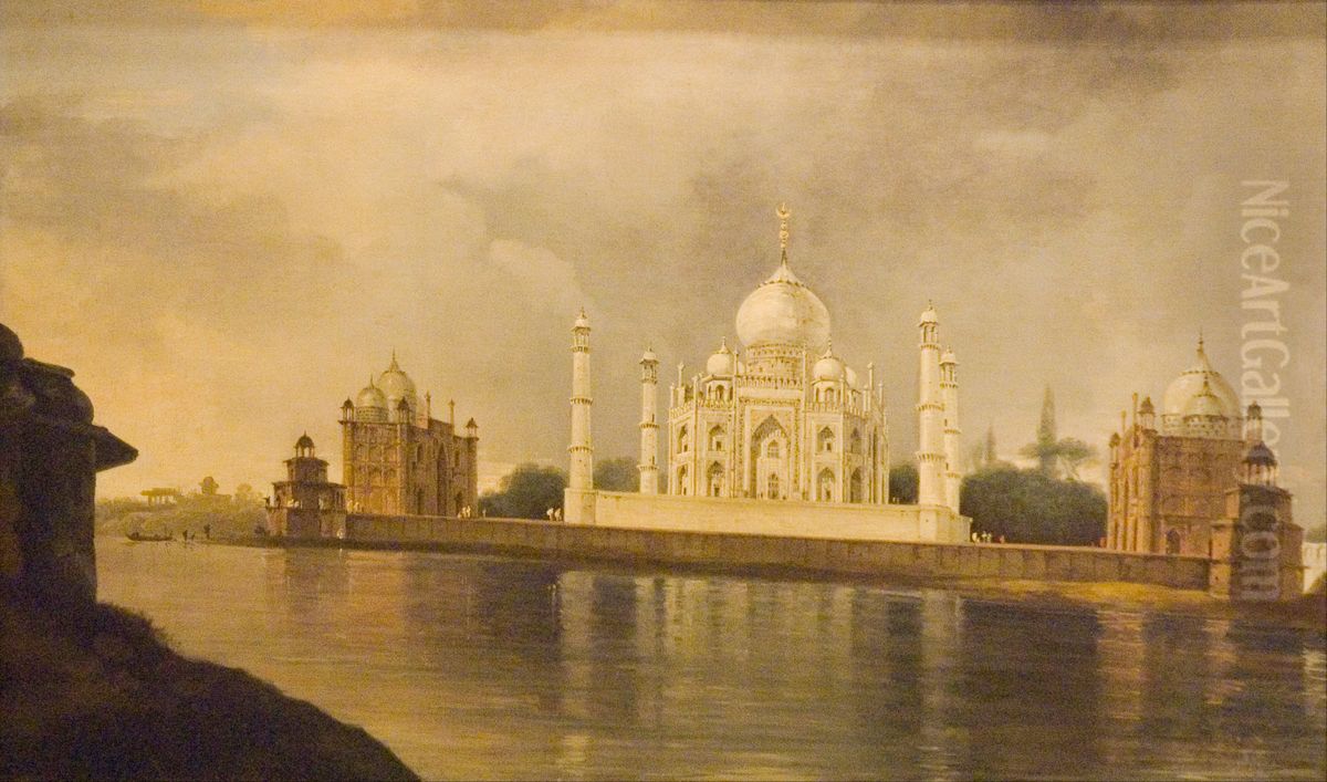 The Taj Mahal Oil Painting by William Hodges