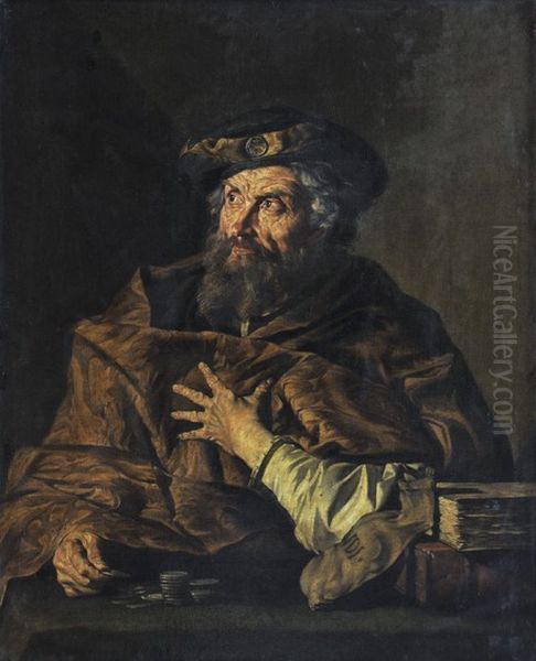 Exchange Oil Painting by Matthias Stom