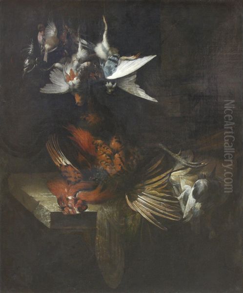 Natyurmort Oil Painting by Jan Weenix