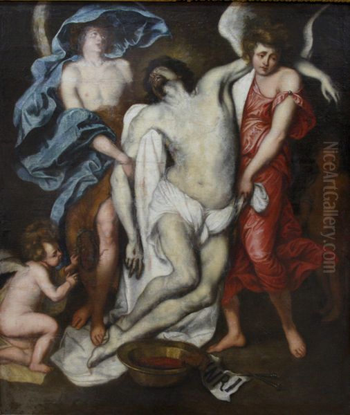 Descent from the Cross Oil Painting by Sir Anthony Van Dyck