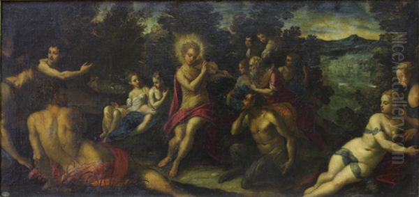 Appolon and Mars Oil Painting by Jacopo Tintoretto