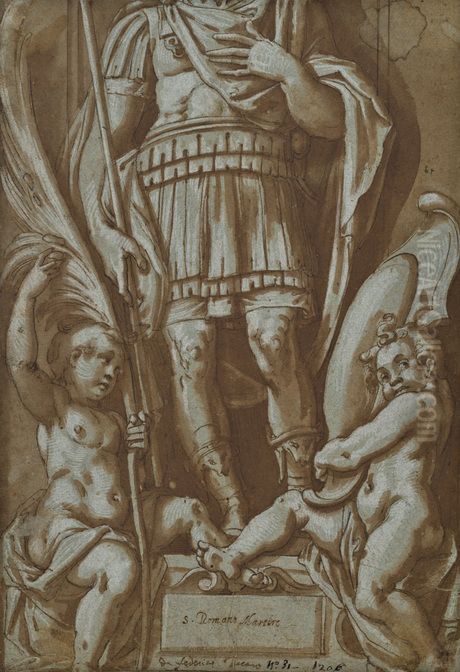 Surb Roman Oil Painting by Federico Zuccari