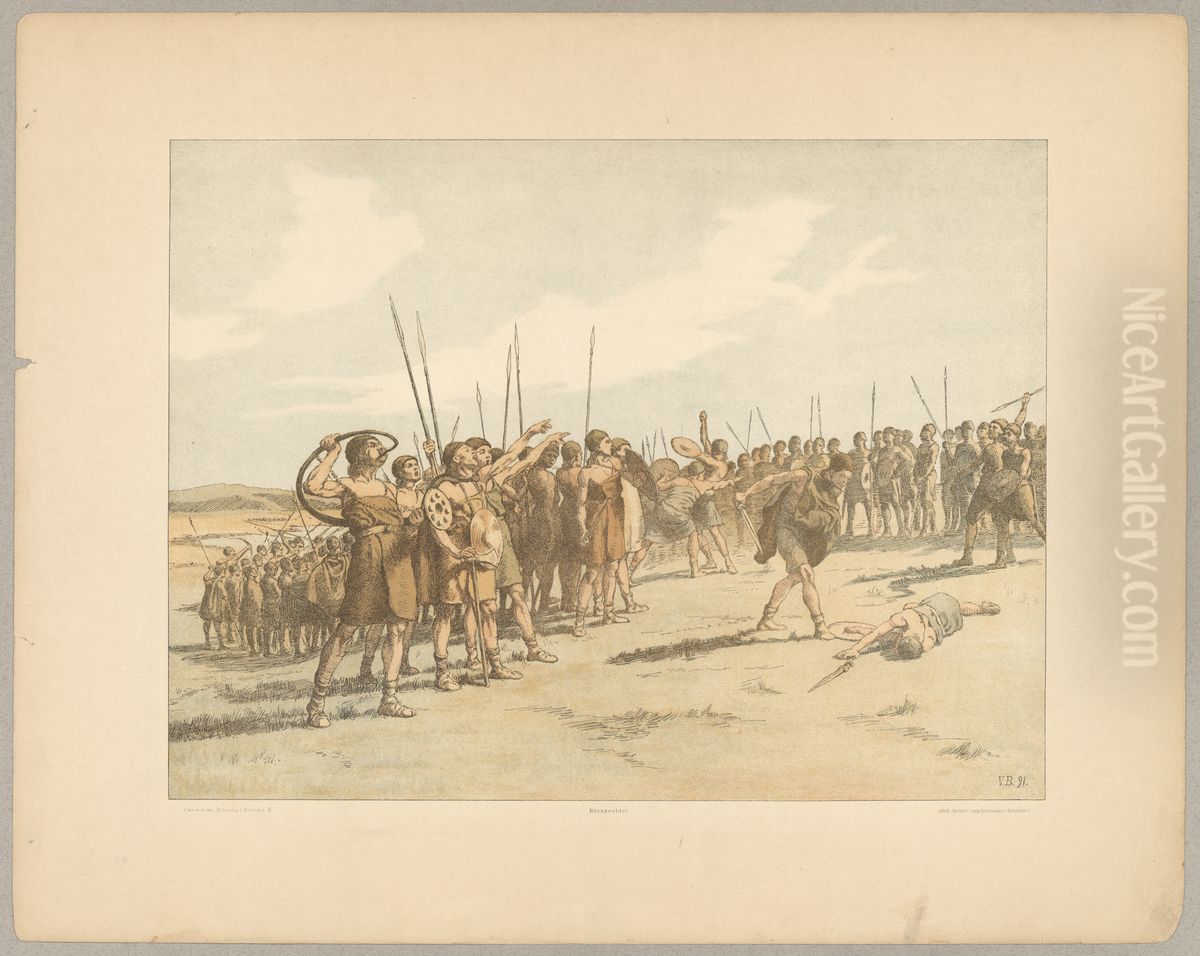 Bronzealder Oil Painting by unknown