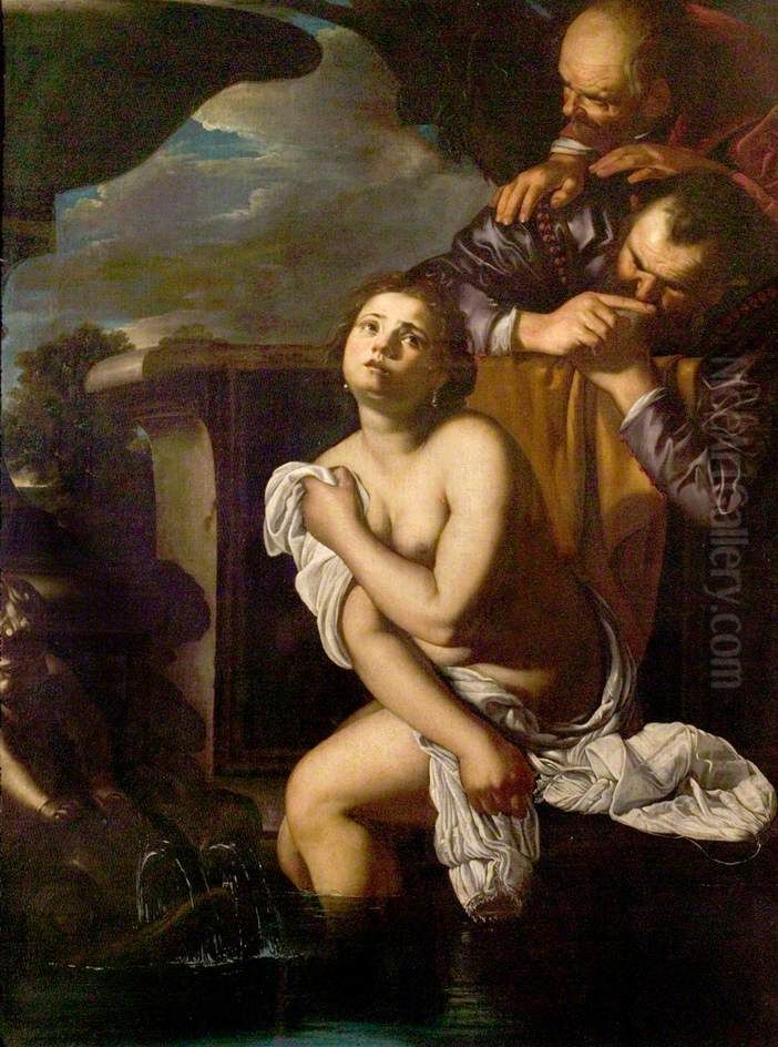 Susanna and the Elders Oil Painting by Artemisia Gentileschi