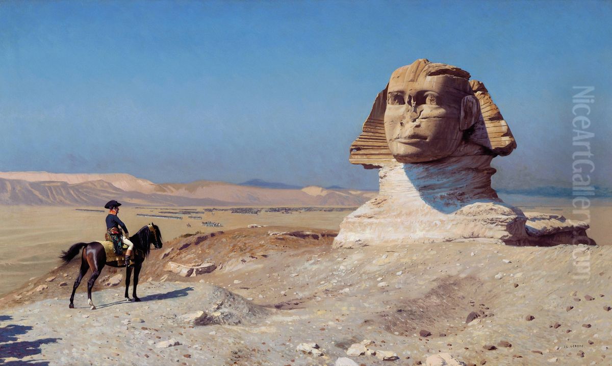 Bonaparte devant le Sphinx Oil Painting by Jean-Leon Gerome