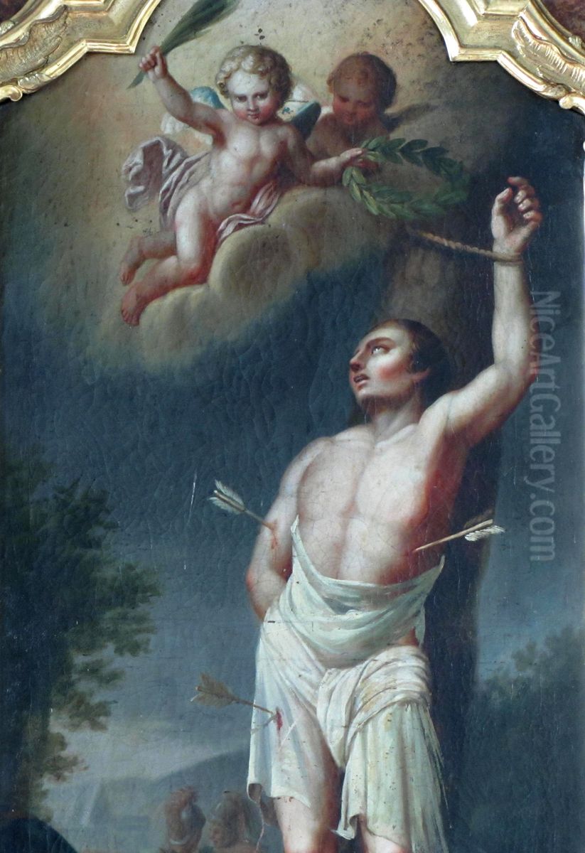 2 tableaux a Ottrott Oil Painting by unknown