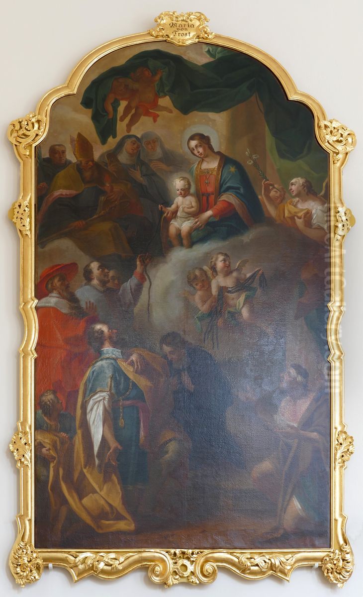 Notre-Dame de la consolation Oil Painting by Franz Georg Hermann