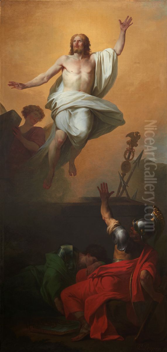 La Resurrection Oil Painting by Jean-Francois-Pierre Peyron