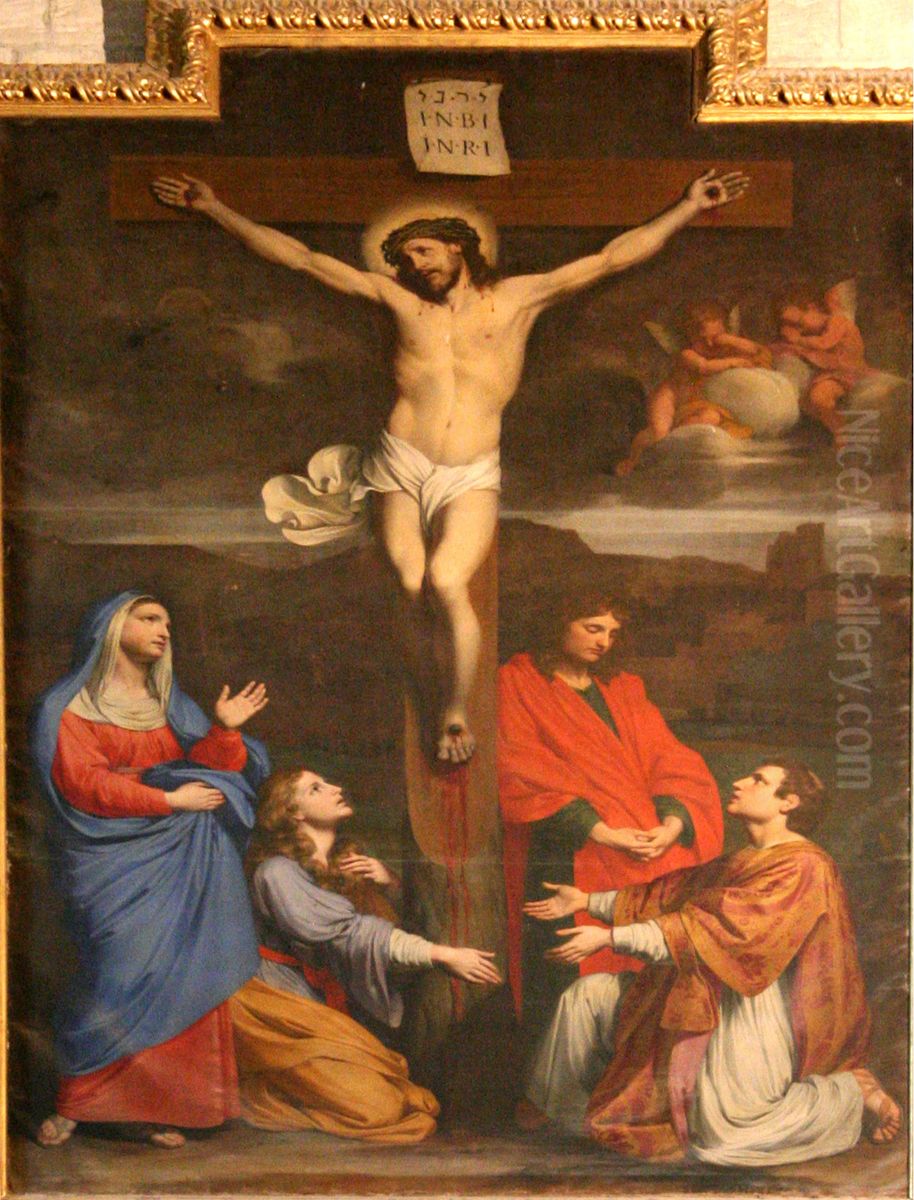 La crucifixion Oil Painting by Reynaud Levieux