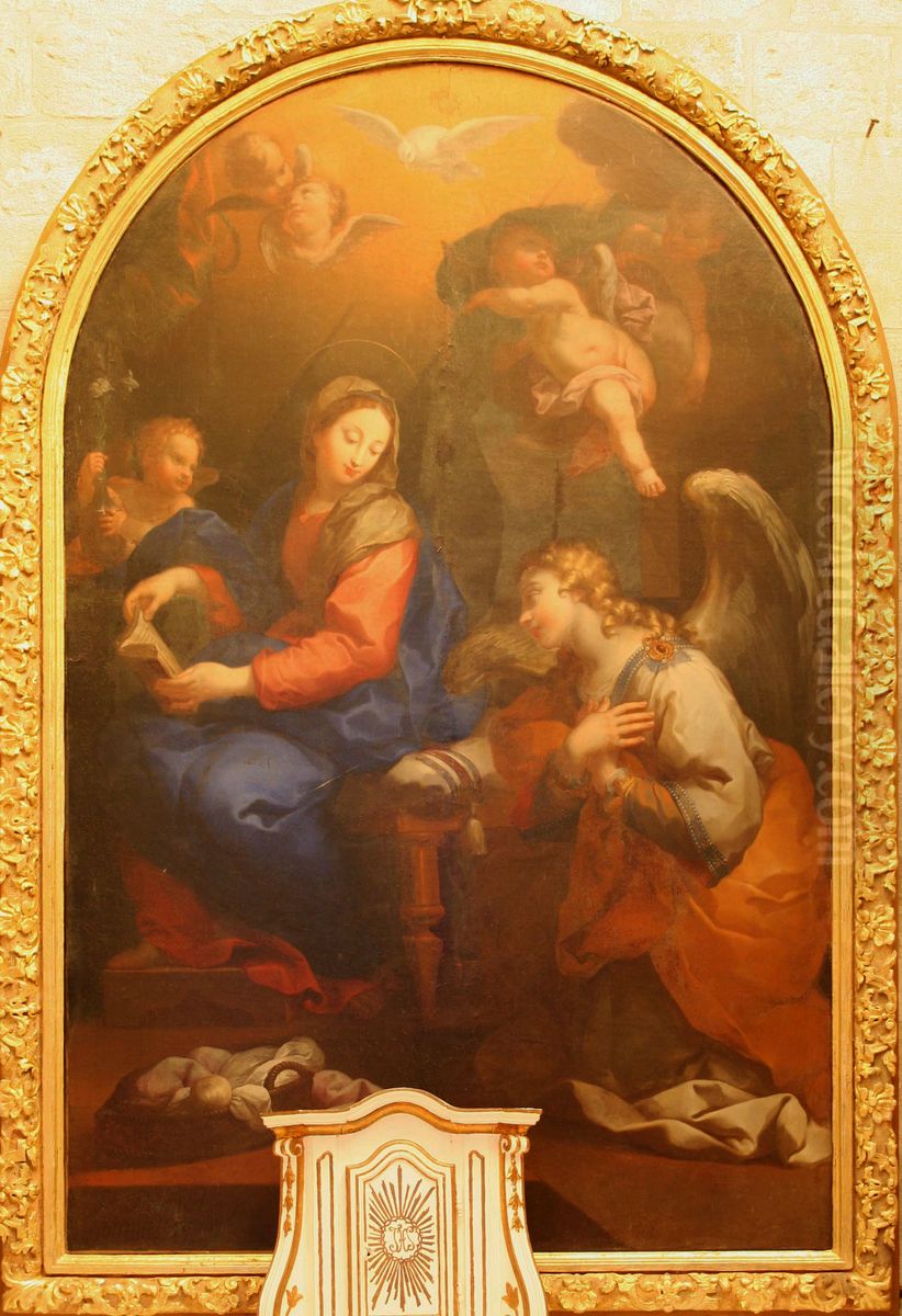 Annunciation by Pierre Parrocel Oil Painting by Pierre Parrocel