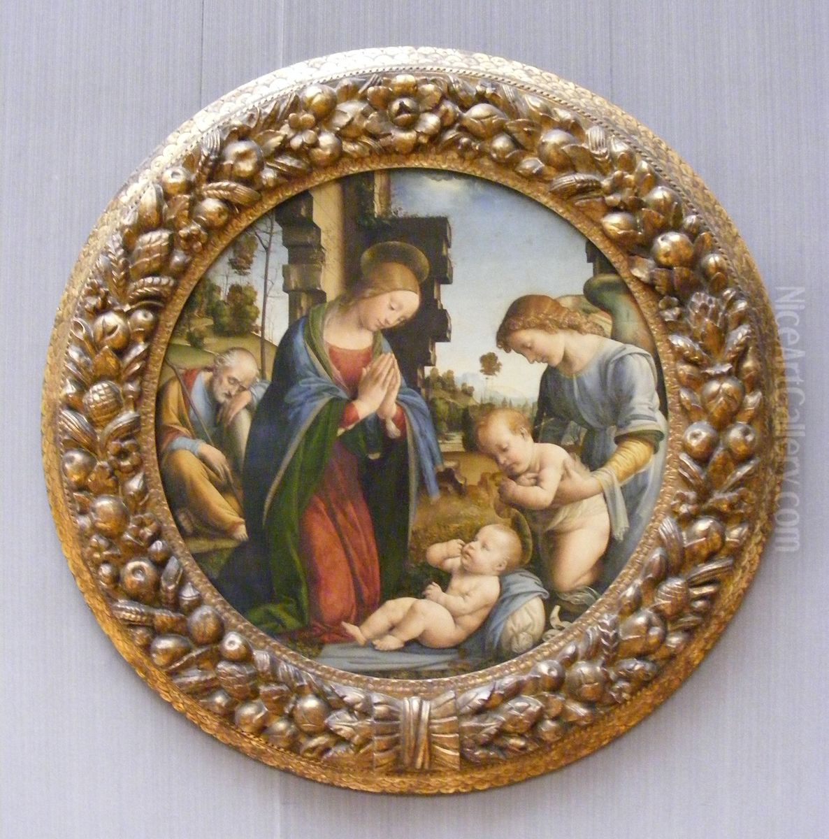 Holy Family with child John Oil Painting by Fra Bartolomeo