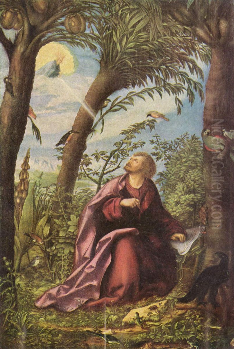 Johannesaltar Oil Painting by Hans Burgkmair the elder