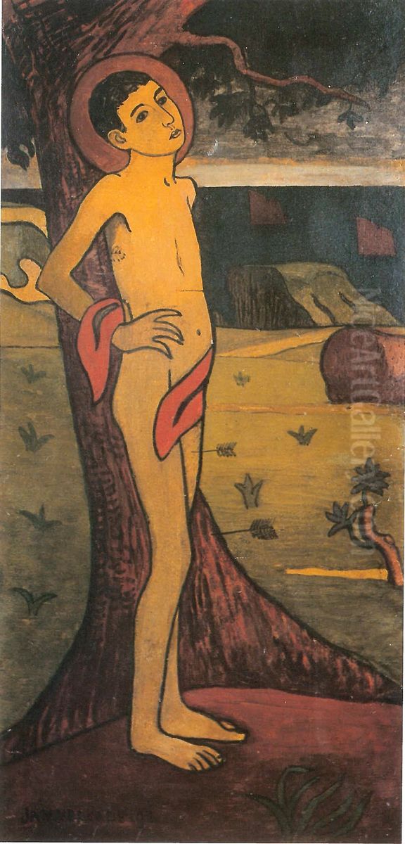 Saint Sebastien Oil Painting by Jan Verkade