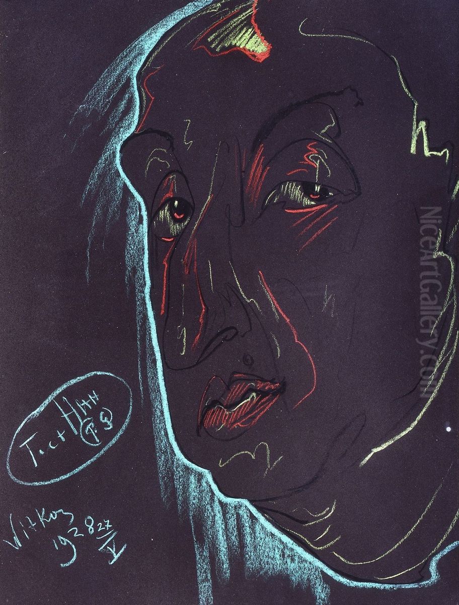 Portret Leona Reynela Oil Painting by Stanislaw Ignacy Witkiewicz (Witkacy)