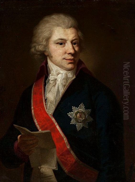 Portrait of Jan Duklan Buchowiecki. Oil Painting by Jozef Peszka