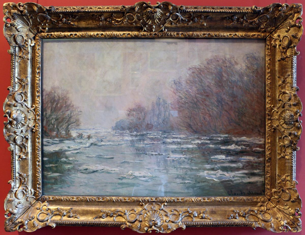 La Debacle pres de Vetheuil Oil Painting by Claude Oscar Monet
