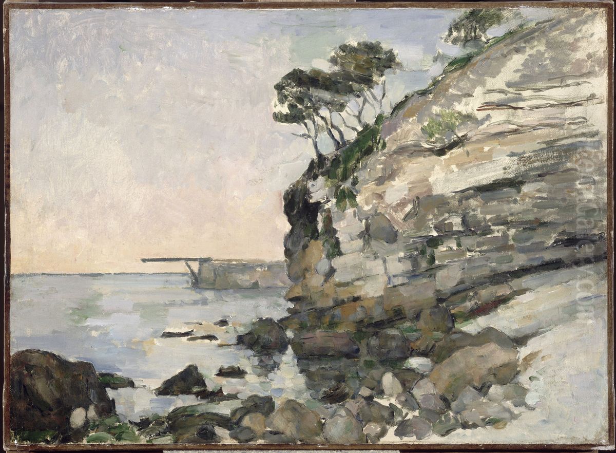 L'Estaque, effet du soir Oil Painting by Paul Cezanne