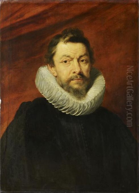 Portrait of Henri de Vicq, lord of  Meulevelt  (1573-1651) Oil Painting by (studio of) Rubens, Peter Paul