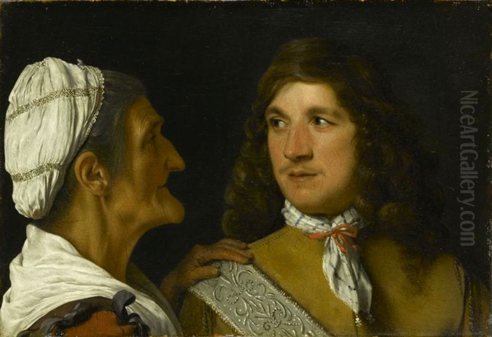 Young Man and the Procuress Oil Painting by Michiel Sweerts