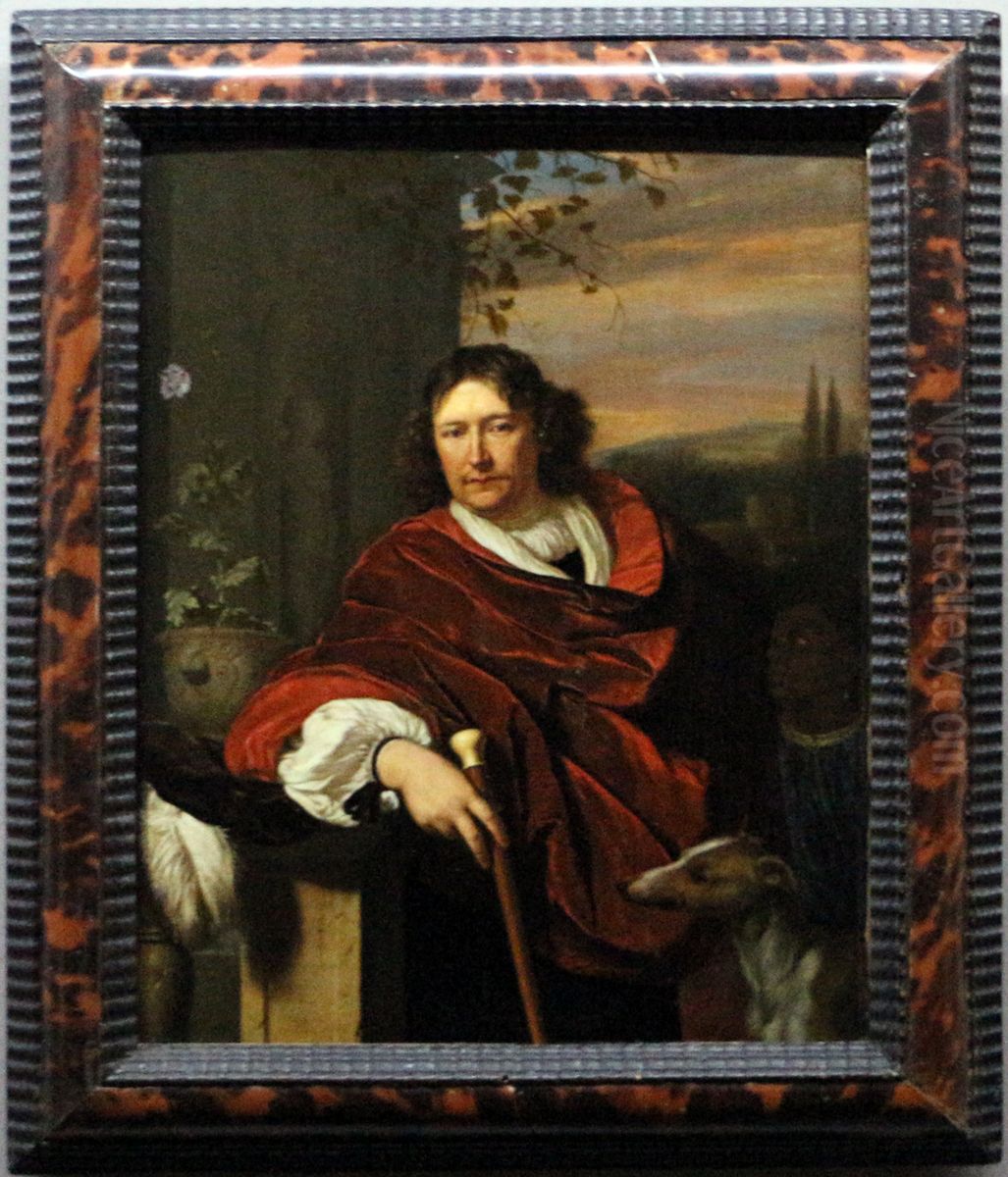 Portrait of an unknown man Oil Painting by Frans van Mieris