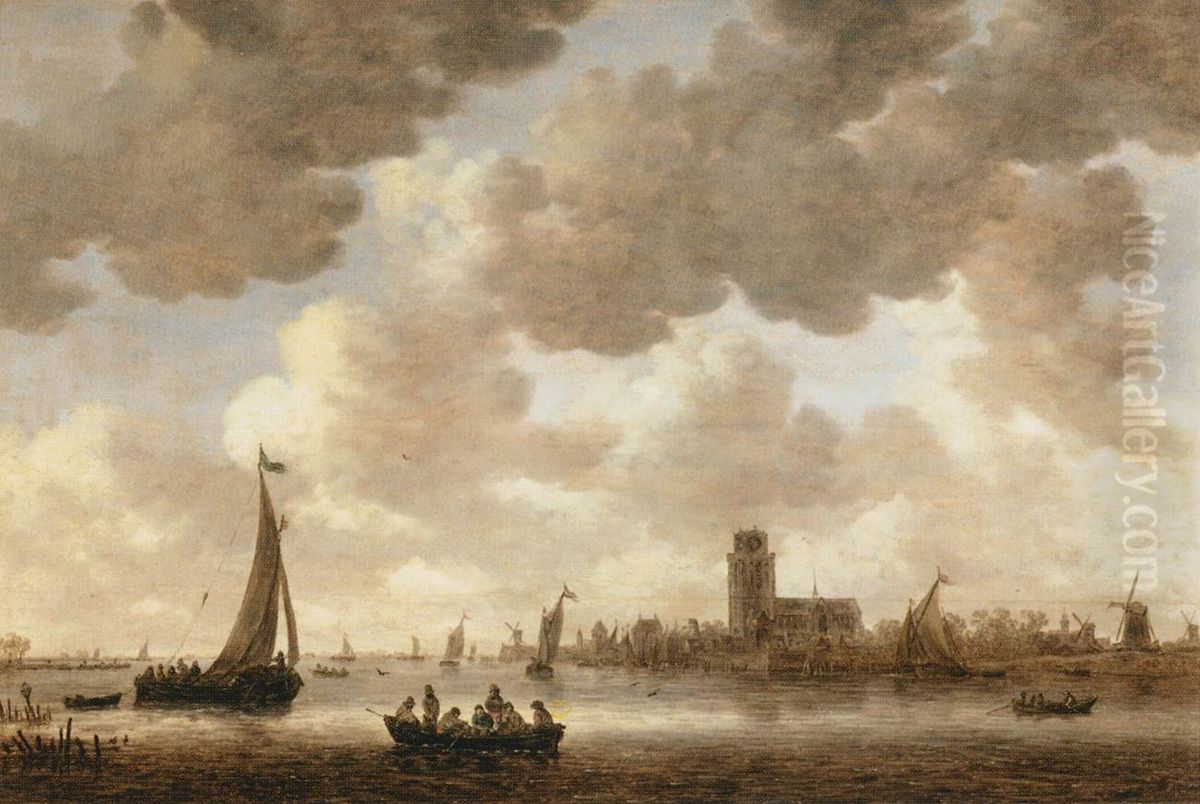 [2] Oil Painting by Jan van Goyen