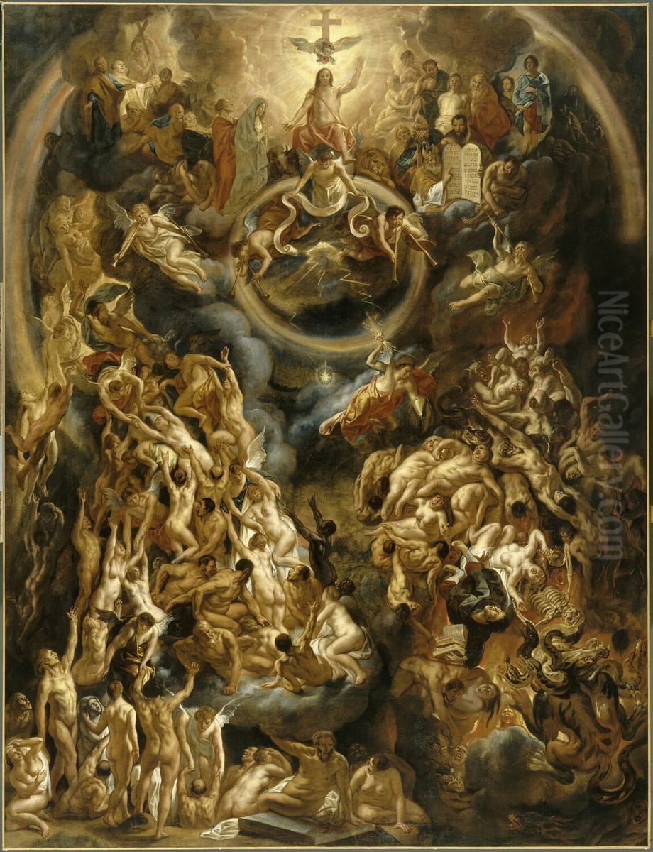 The Last Judgement Oil Painting by Jacob Jordaens
