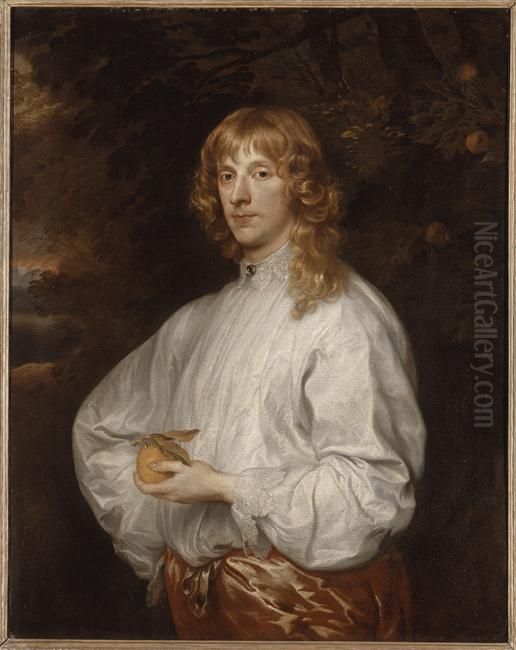Portrait of James Stuart, 4th Duke of Lennox and 1st Duke of Richmond (1612-1655) Oil Painting by Sir Anthony Van Dyck