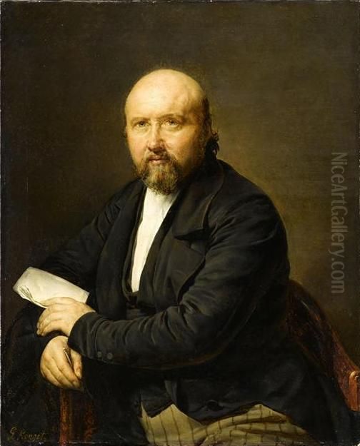 Jean-Pierre Thenot (1803-1857), peintre Oil Painting by Georges Rouget