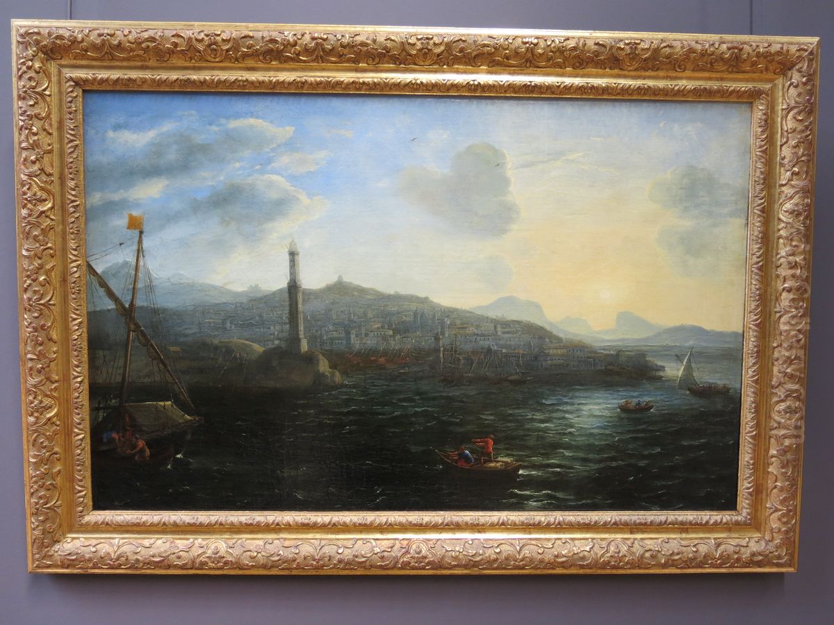 Le Port de Genes, vu de la mer Oil Painting by Claude Lorrain (Claude Gellee)